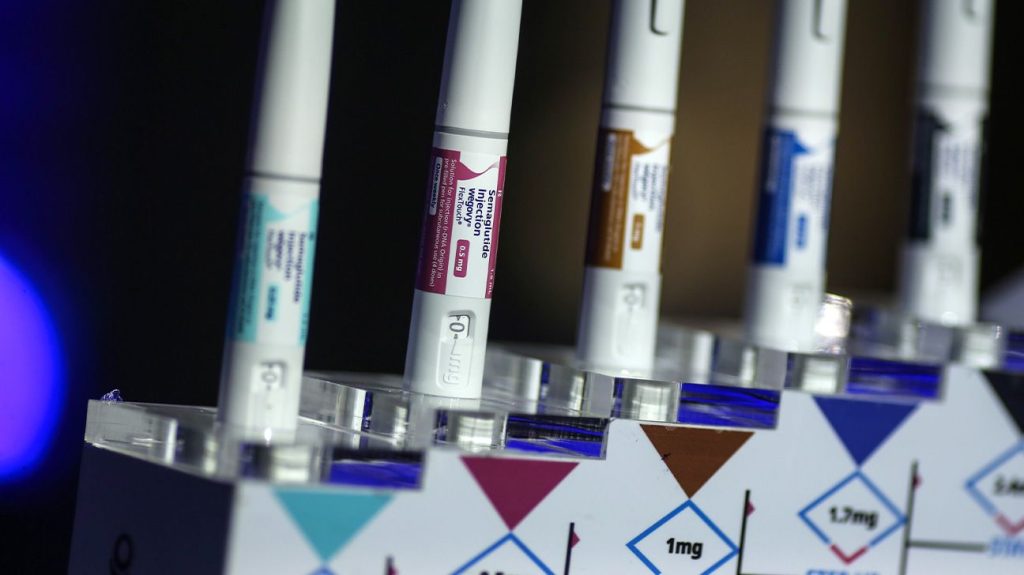 Close up of Ozempic injectable pens